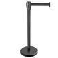 FB109 Black Retractable Crowd Control Barrier 2m Tape