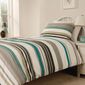 Madison HB714 Stripe Housewife Pillowcase Teal (Pack of 2)