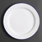 GM512 Enamel Dinner Plates 245mm (Pack of 6)