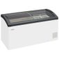 FOCUS 151 GREY 418 Ltr White Display Chest Freezer With Curved Glass Lid
