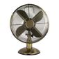 CR222 12" Oscillating Antique Brass Desktop Fan