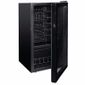 C-Series CE203 88 Ltr Undercounter Single Door Single Zone Black Wine Cooler