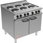 Dominator Plus E3101P 6HP Electric 6 Plate Oven Range - Three Phase