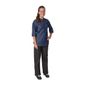 NY Queens BB576-2XL Smaller Fit Womens Denim Lightweight Chefs Shirt Size XXL