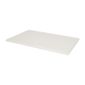 CW132 Pre-drilled Rectangular Table Top White