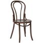 CF139 Bentwood Bistro Side Chairs Walnut Finish (Pack of 2)