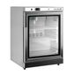 UF200VSG 200 Ltr Undercounter Single Glass Door Stainless Steel Display Freezer