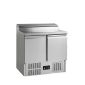 Gastro-Line GSS20 228 Ltr 2 Door Stainless Steel Refrigerated Pizza / Saladette Prep Counter