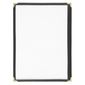 E290 American Style Menu Cover Black A5