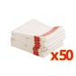 S646 Bulk Buy Glass Cloths (E910) (Pack of 50)