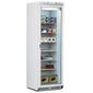 ICEN40 360 Ltr Upright Single Glass Door White Display Freezer
