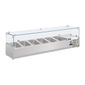 G-Series AB090 6 x 1/4GN Refrigerated Countertop Food Prep Topping Unit
