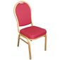 U525 Arched Back Banquet Chairs Red & Gold (Pack of 4)