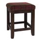 DY720 Dale Low Stools Claret Tartan (Pack of 2)