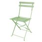 FT270 Perth Light Green Pavement Style Steel Folding Chairs (Pack of 2)