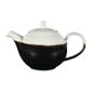 DY170 Monochrome Profile Teapots Onyx Black 430ml (Pack of 4)