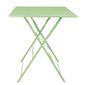 FT271 Perth Light Green Pavement Style Table Square 600mm