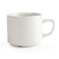 White P740 Stacking Tea Cups White 199ml (Pack of 24)