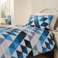 Geo HB707 Duvet Cover Open Blue Double