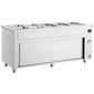 MHV718 1795mm Wide Hot Cupboard With Wet Heat Bain Marie Top