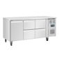U-Series UA020 Medium Duty 358 Ltr 1 Door & 4 Drawer Stainless Steel Refrigerated Prep Counter