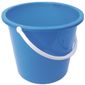 CD804 Round Plastic Bucket Blue 10Ltr