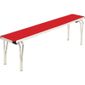 DM699 Contour Stacking Bench Red 5ft