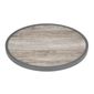 DL486 Fibre Glass Round Table Top Wood Effect 580mm