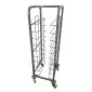 TCT1/10 Epoxy Single Column 10 Level Self Clearing Trolley
