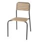 Santorini FU537 Wood Effect Outdoor Chairs (Pack of 4)