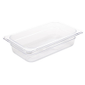 U237 Polycarbonate 1/4 Gastronorm Container 100mm Clear