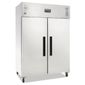 G-Series G594 Medium Duty 1200 Ltr Upright Double Door Stainless Steel Fridge