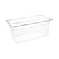 U234 Polycarbonate 1/3 Gastronorm Container 150mm Clear