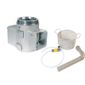 EP10 4.5kg Potato Rumbler Grey with Installation Kit - 13amp Plug In