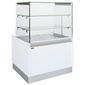 BELLINI TOWER 510 560mm Wide White Flat Glass Ambient Serve Over Counter