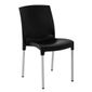 GJ976 Stacking Bistro Side Chairs Black
