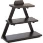 GK818 Triangle Wooden Buffet Stand Black