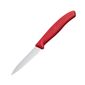 CX749 Paring Knife Pointed Tip Serrated Edge Red 8cm