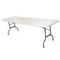 CF375 Centre Folding Table Rectangular White 8ft