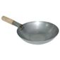 K297 Mild Steel Wok Flat Base 356mm