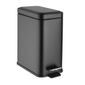 HT476 Washroom Pedal Bin Black 5 Ltr
