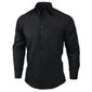 A798-3XL Unisex Long Sleeve Dress Shirt Black Size 3XL