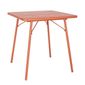 Amalfi CK064 Slatted Steel Square Folding Table 700mm