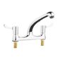 Y770 Twin Mixer Tap with 3-inch Levers & Swivel Spout
