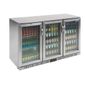 G-Series GL009 330 Ltr Undercounter Triple Hinged Glass Door Stainless Steel Back Bar Bottle Cooler