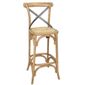 GG657 Wooden Barstool with Backrest