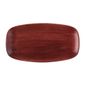FS889 Stonecast Patina Chefs Oblong Plate Red Rust 348x189mm (Pack of 6)