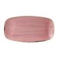 FJ909 Stonecast Petal Pink Chefs' Oblong Plate No. 4 13 7/8 x 7 3/8 " (Box 6)
