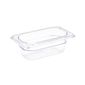 U242 Polycarbonate 1/9 Gastronorm Container 65mm Clear