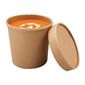 FA369 Recyclable Kraft Microwavable Soup Cups 350ml / 12oz (Pack of 500)